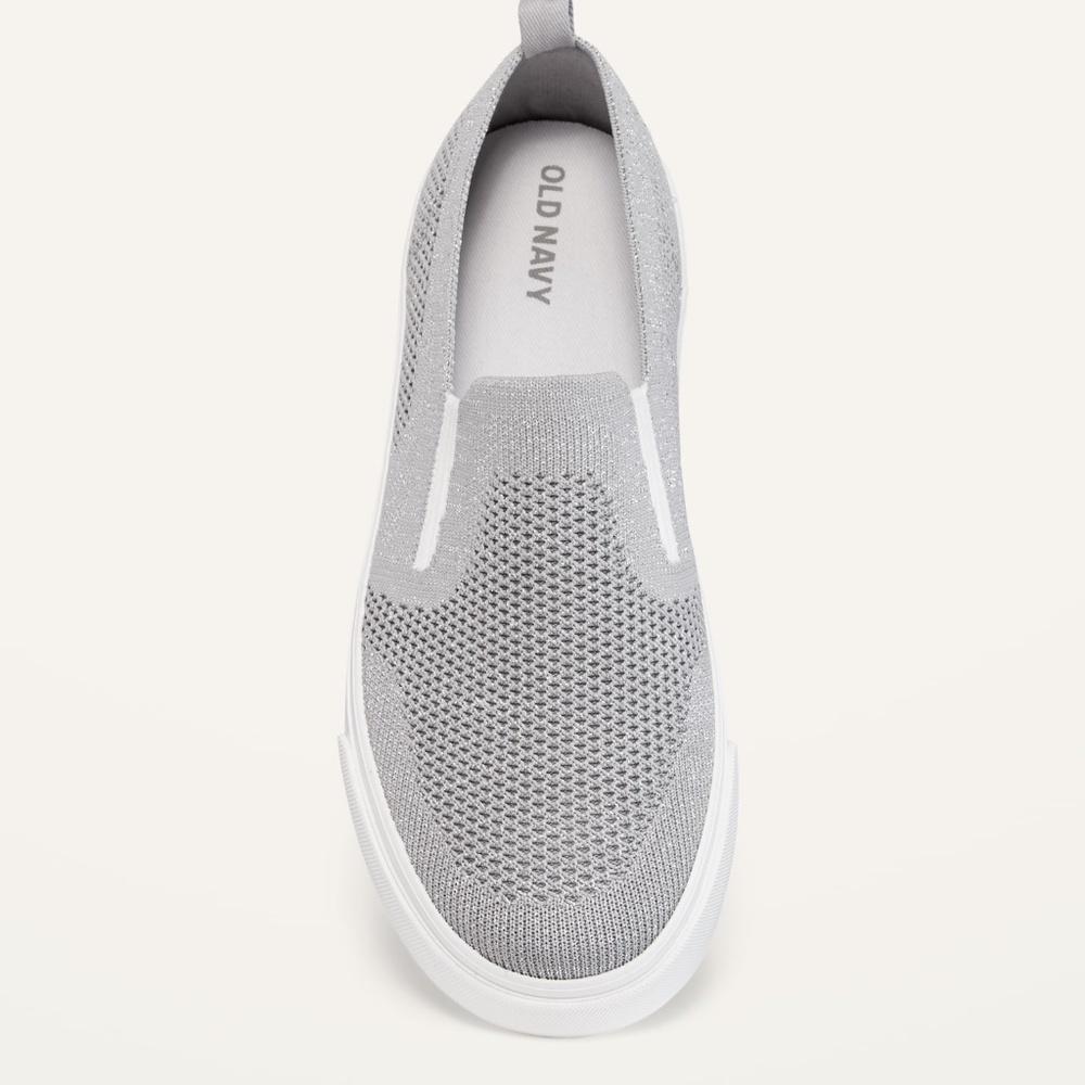 Textured-Knit Slip-Ons for Girls